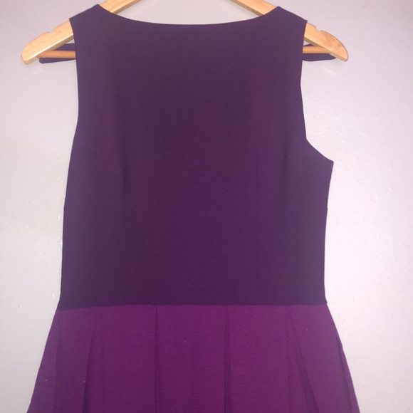 Pink Tartan Purple pencil dress with detachable bows formal 6 - Picture 9 of 14